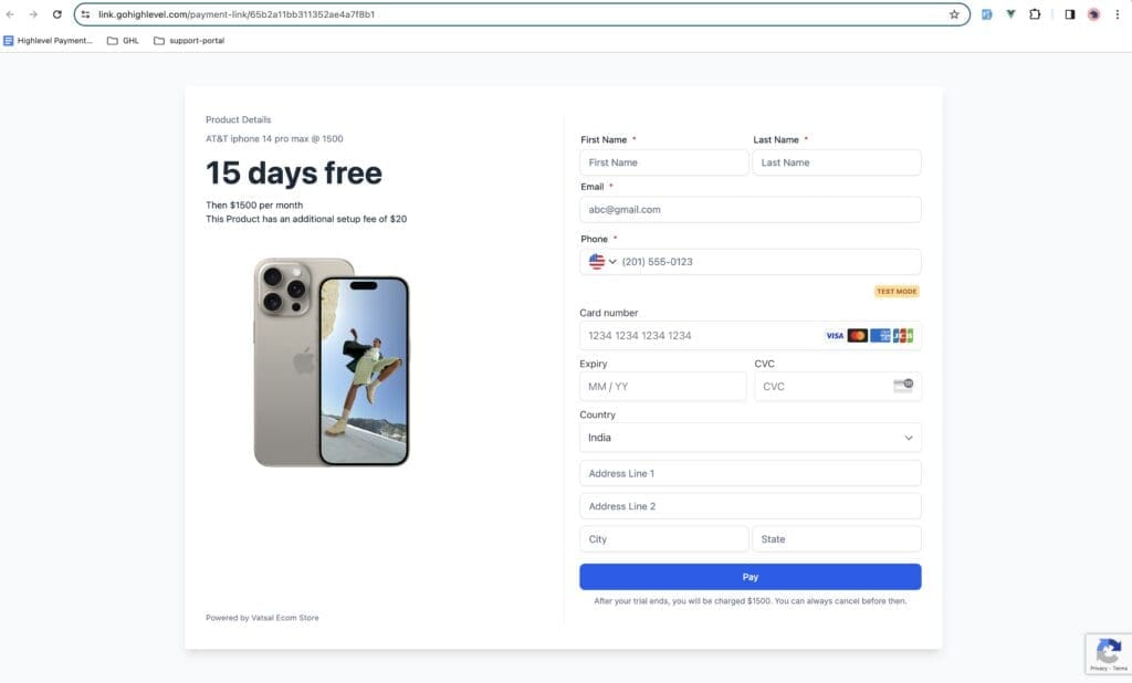 GoHighLevel’s Latest Update: Personalized Payment Links