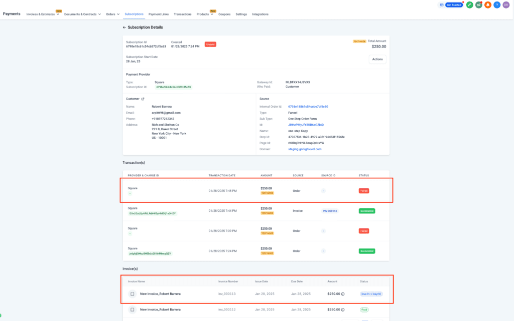 open-invoice-failed-subscription