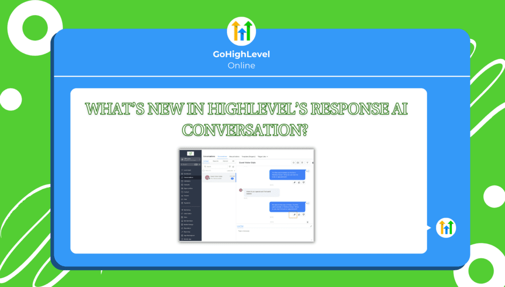 New Response Conversation AI HighLevel