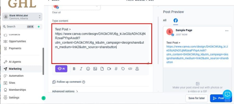 ghl-link-shortener