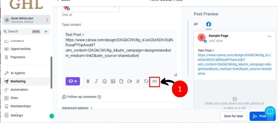ghl-link-shortener