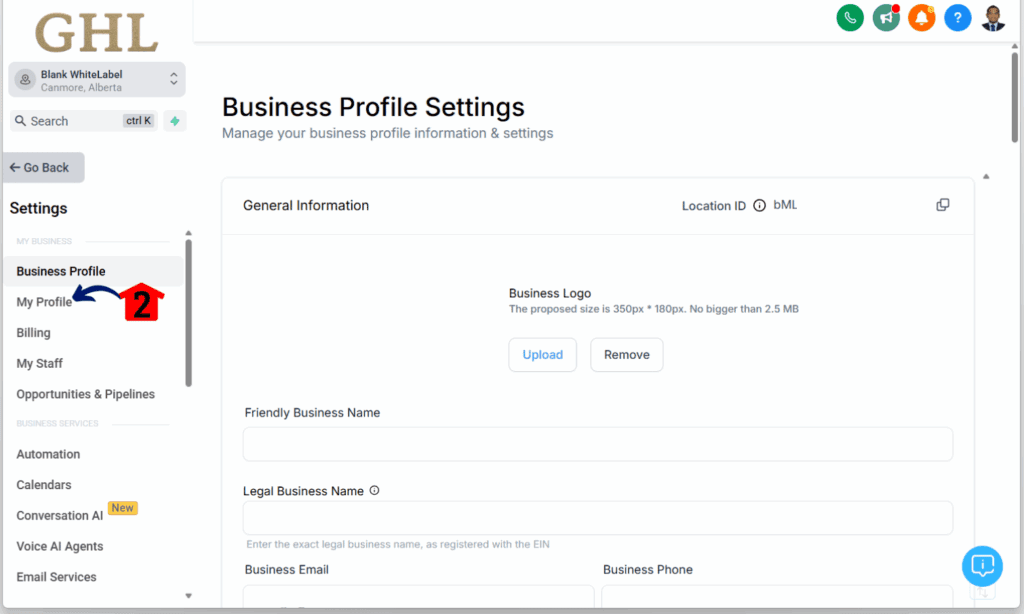 GHL Calendar Integration Notifications - My Profile GHL Calendar Integration Notifications - My Profile