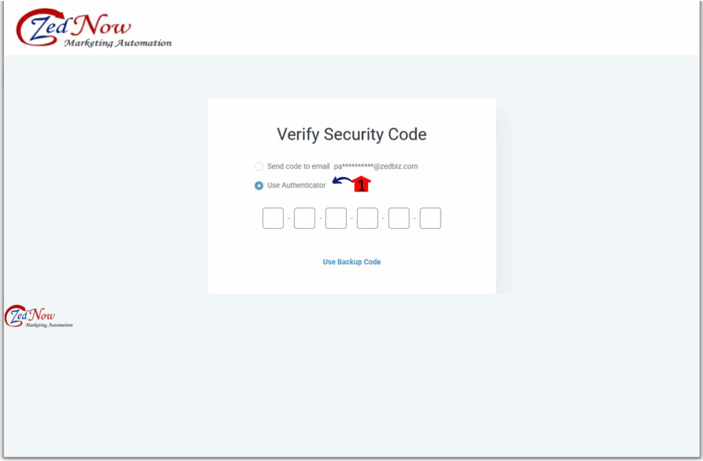 Logging in with 2FA