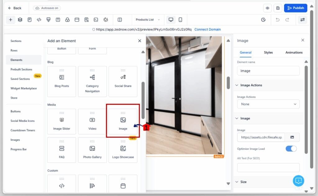 image sizing controls