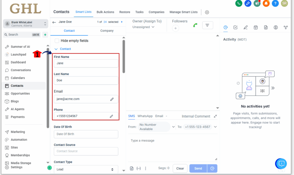Using AI workflow automation to list weekly opportunities through a chat command