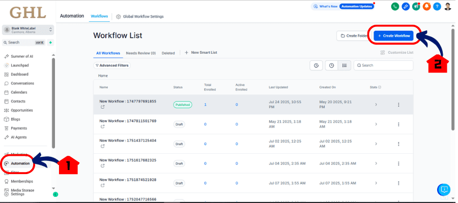 Ghl Round Robin Contact Assignment Workflow Setup