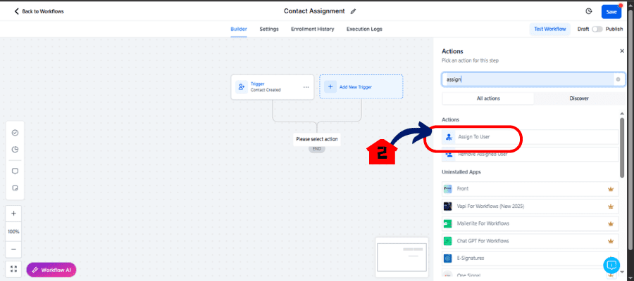 Ghl Round Robin Contact Assignment Workflow Setup