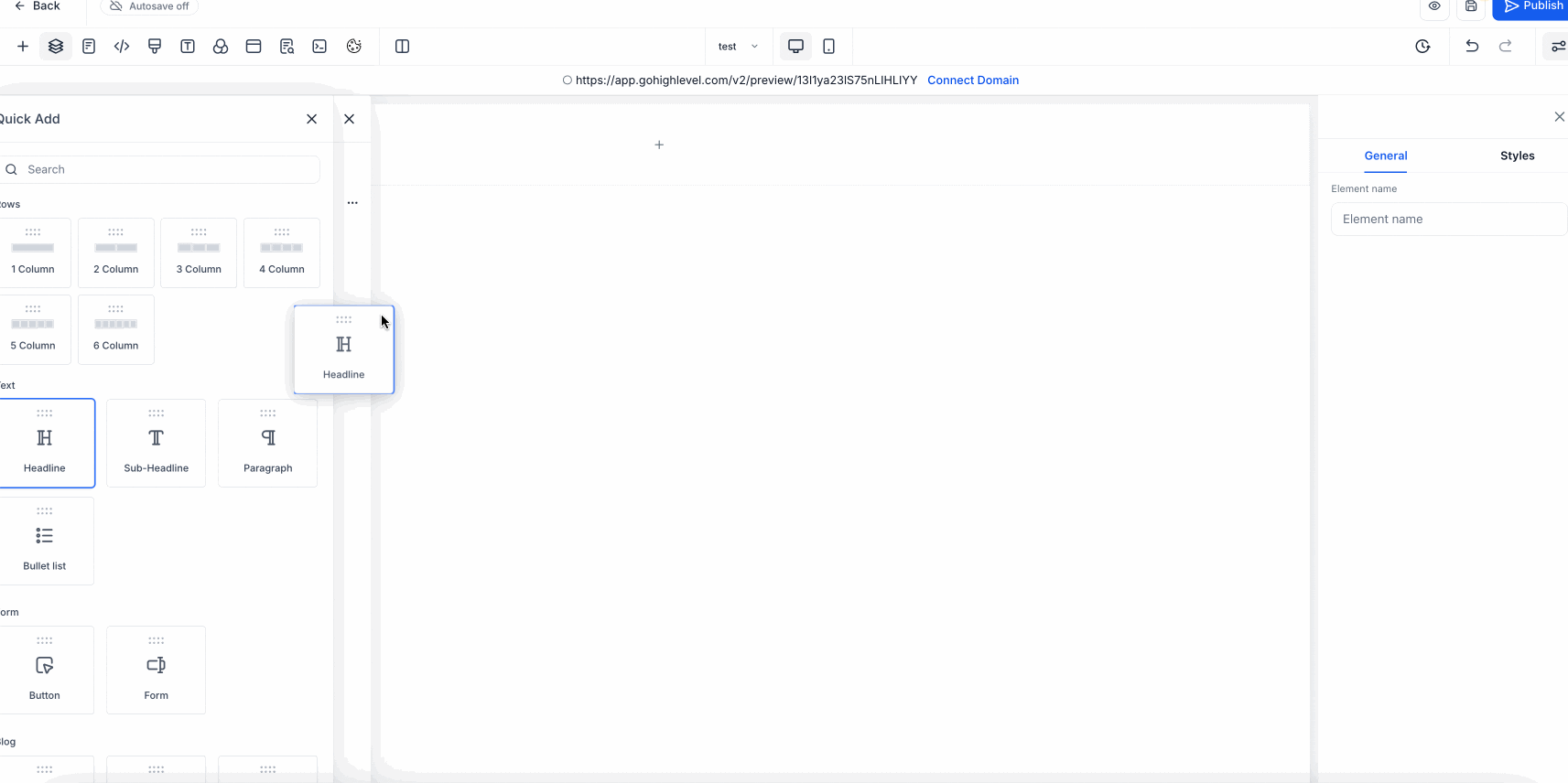 responsive page design demo