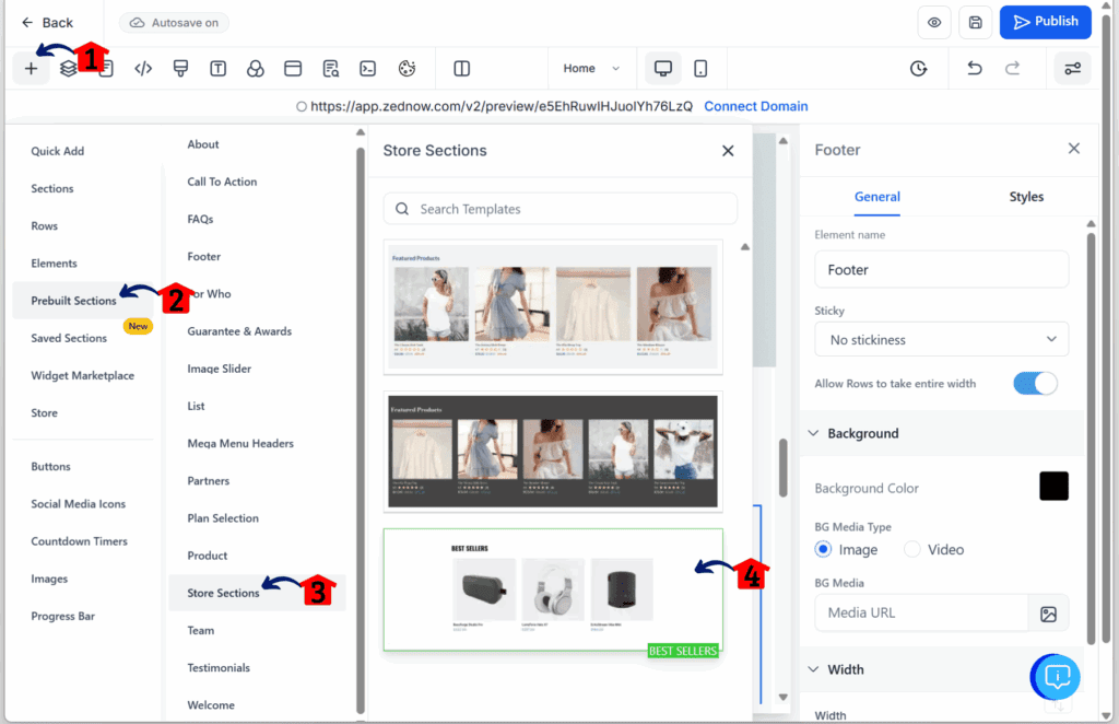 drag drop store - Add Store Elements