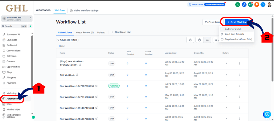 Ghl Webhook Action