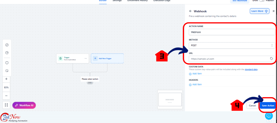 Ghl Webhook Action Guide