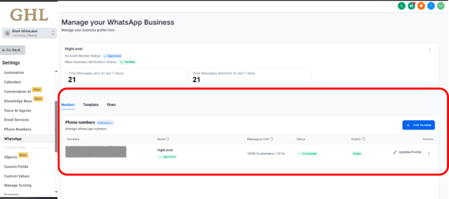 WhatsApp Business integration