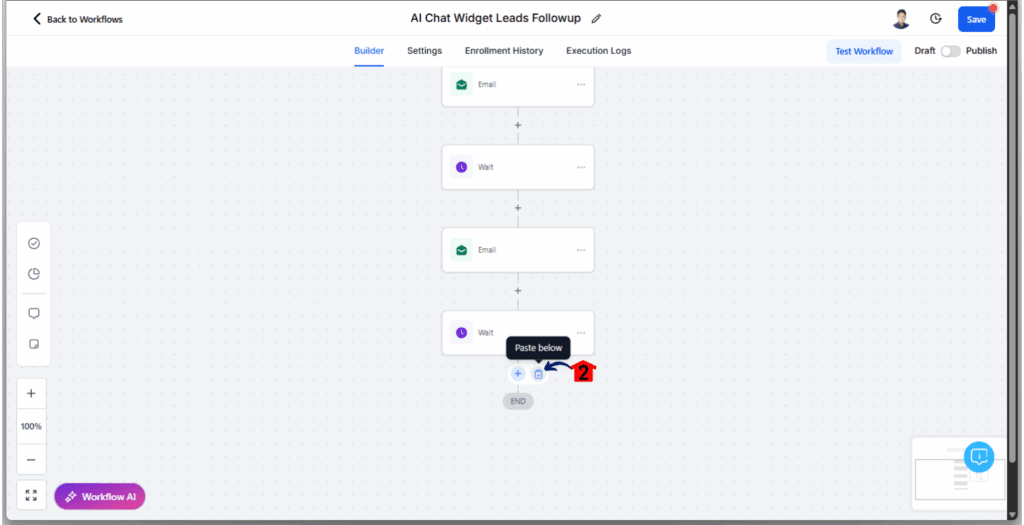 main-guide-ai-chat-widget-27 AI Chat Widget - Add the Final Follow-Up Email and Publish Workflow