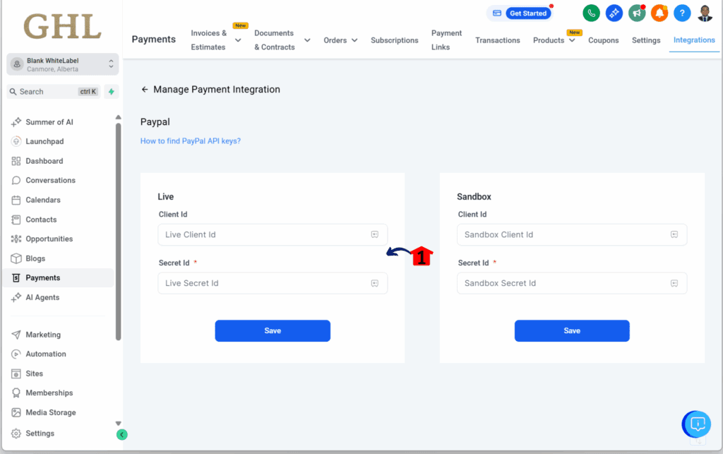 Determining the Client ID and Secret ID