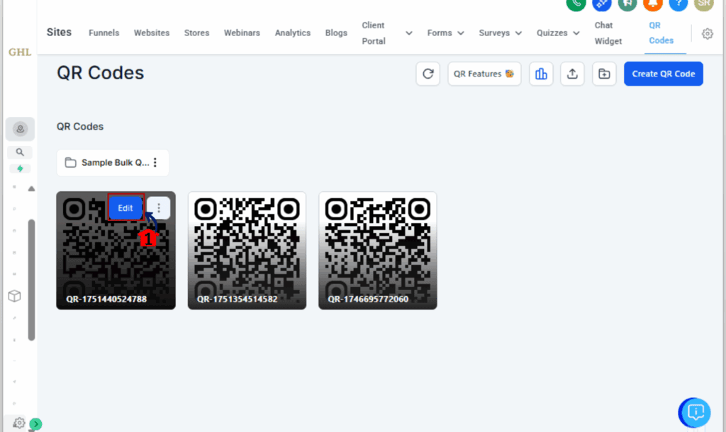 QR code marketing - Choose the QR Code Type