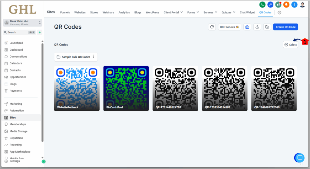 QR Code Management - Perform Bulk Actions on Your QR Codes