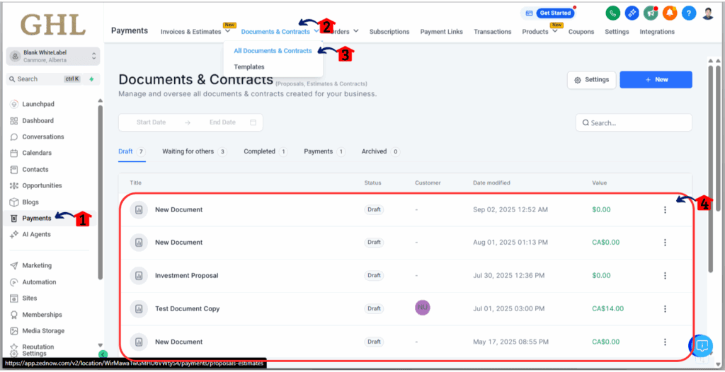 ghl-sms-document-sending (8) How to Use – SMS Document Sending - Send a Document Individually