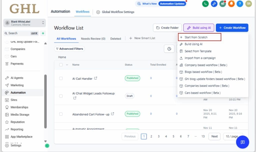Workflow Keyboard Shortcuts
 - Create or Open a Workflow