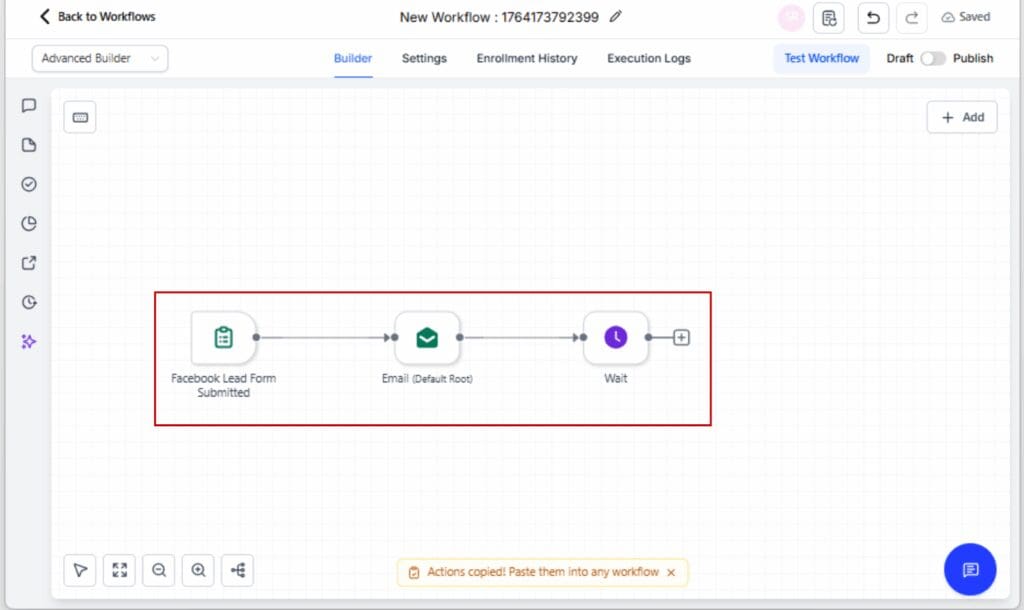 Workflow Debugging
 - Find the Action Node You Want to Pause