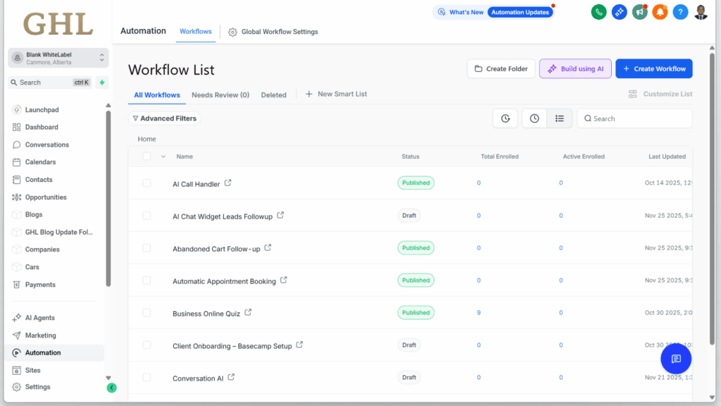 How To Use the Advanced Builder in GHL