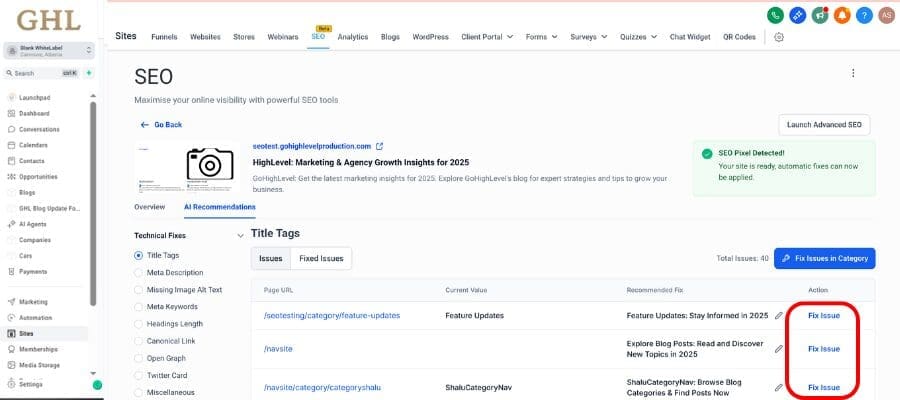 ghl-wordpress-seo-06 ghl seo fixing issue