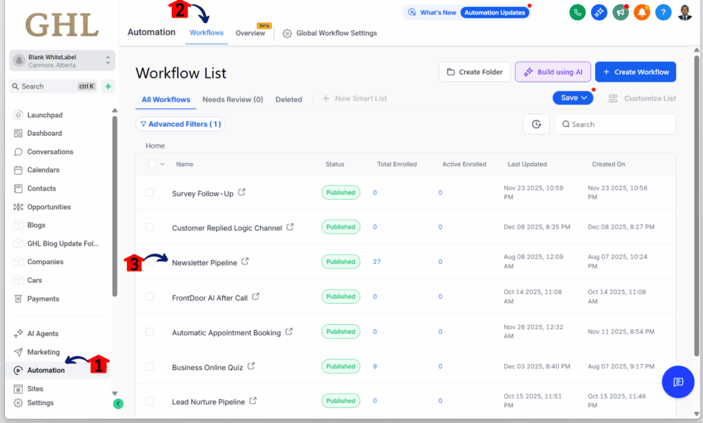 How to Use Workflow Trigger Stats in GHL 
