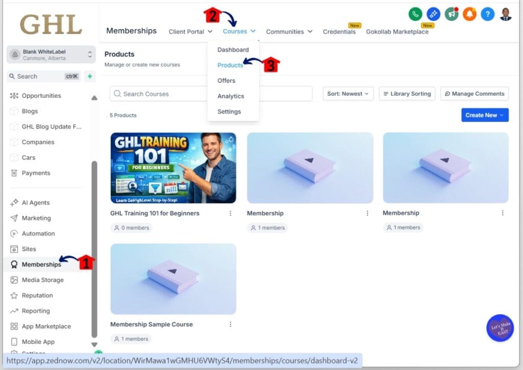 How to Build Online Courses in GHL (Step by Step)