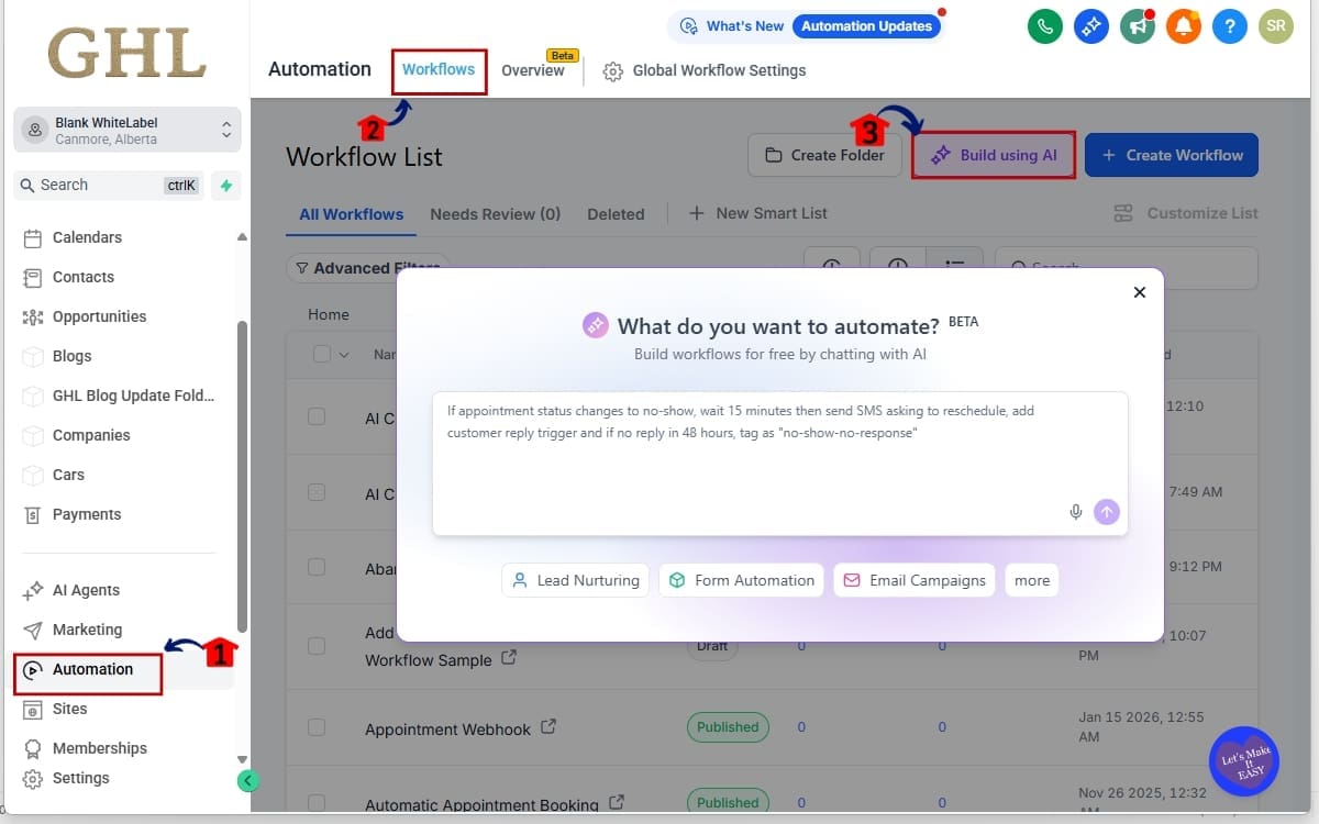 How to Use the Voice Workflow Builder