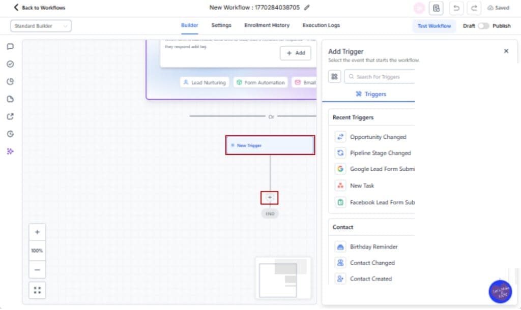GHL Workflow Custom Values
 - Add or Edit a Workflow Step