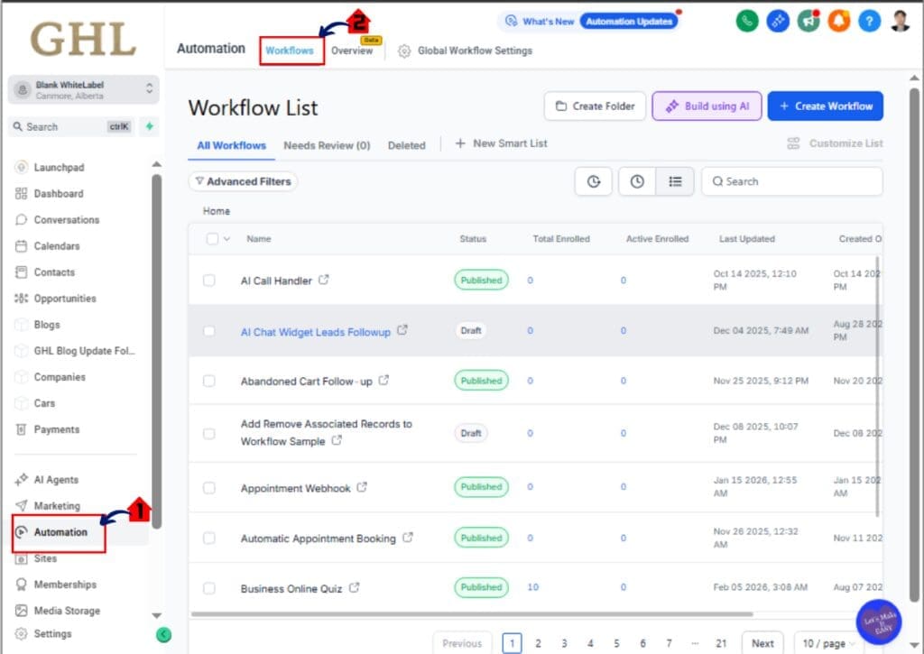 How to Use AI Workflow Tooltips in GoHighLevel