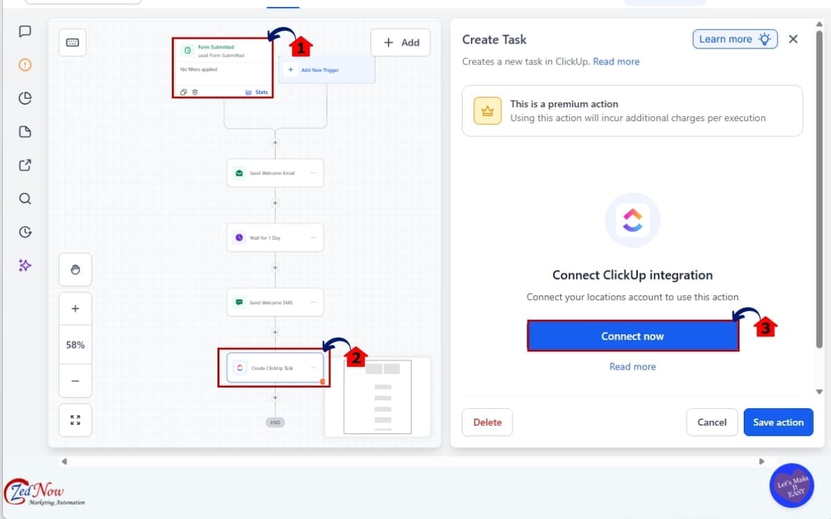 GHL AI Workflow Builder
- Review the Generated Workflow