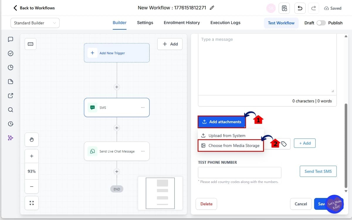 GHL Workflow File Attachments
 - Attach a File Using Workflow File Attachments