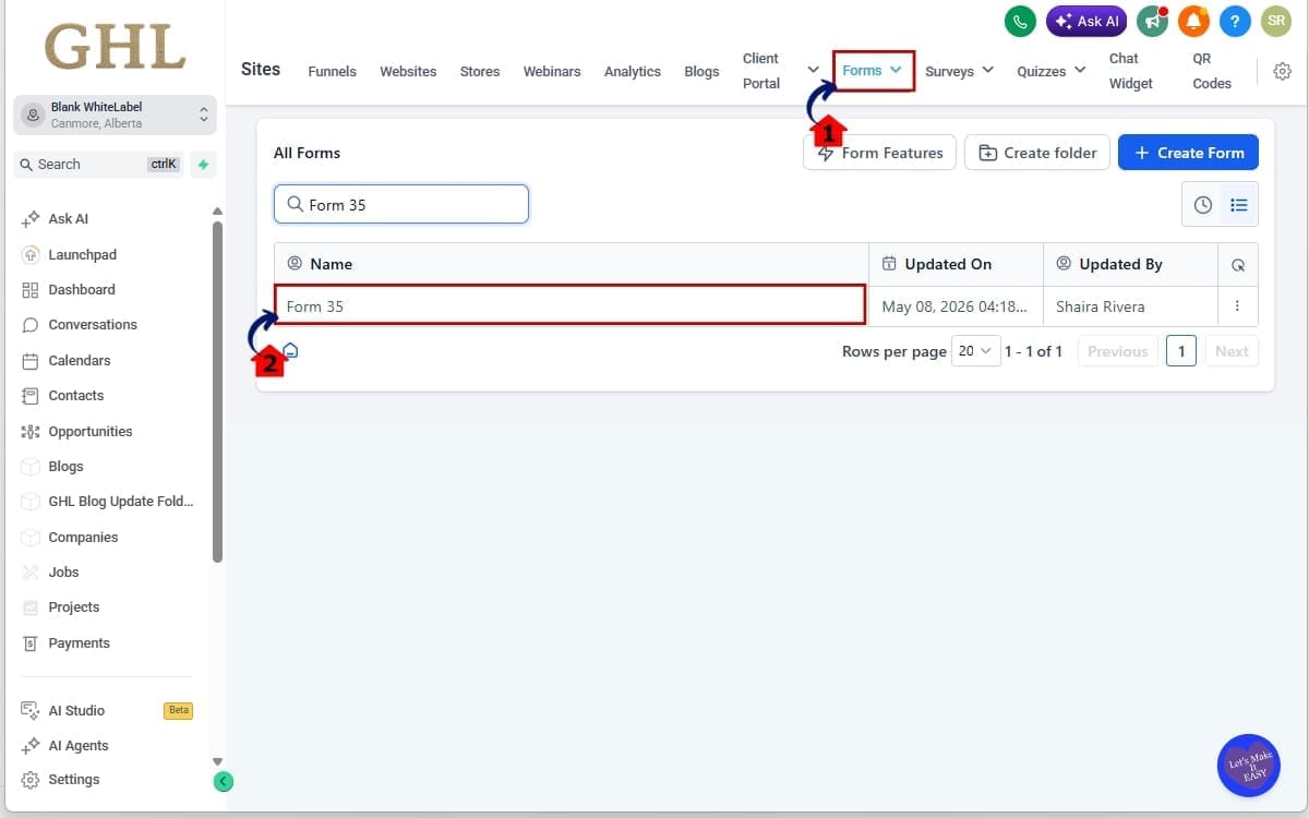 GoHighLevel Booking Form Logic
 - Configure Conditional Logic Inside the Form