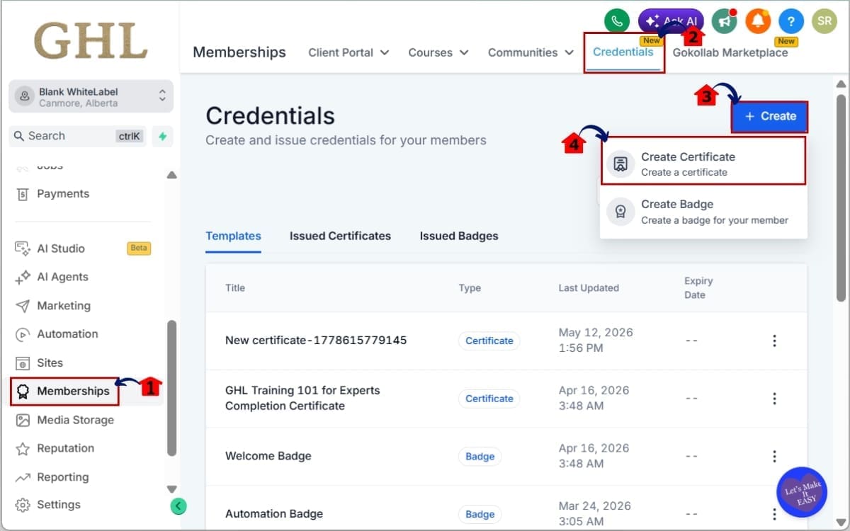 How to Add Certificate QR Codes in GHL