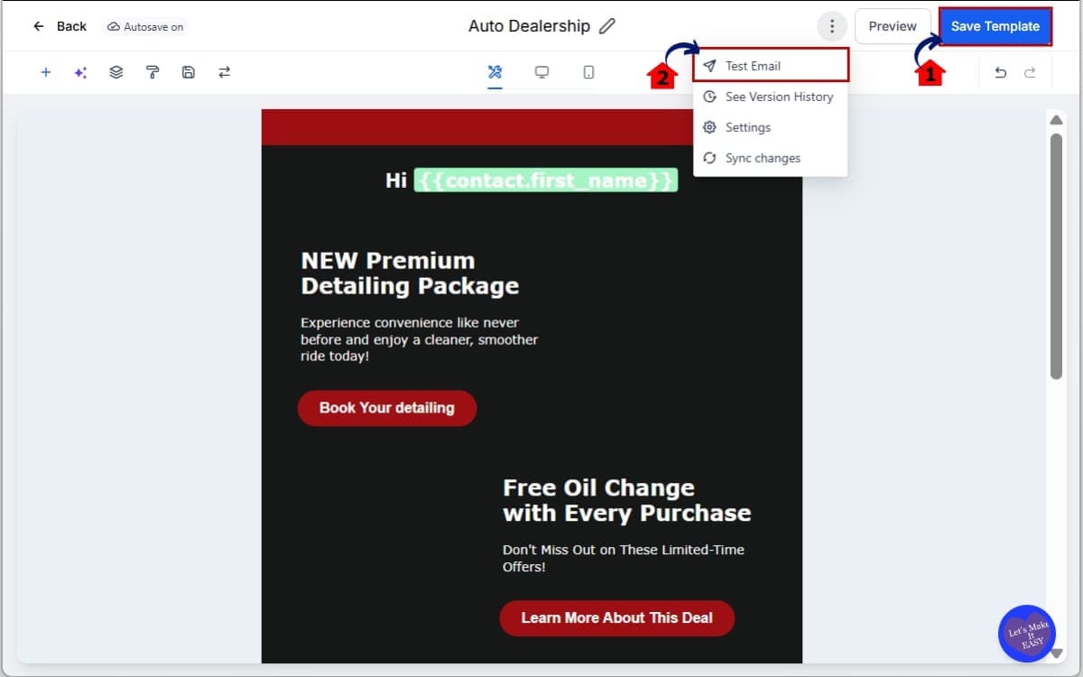 GoHighLevel Email Personalization Defaults
- Test the Email Before Sending