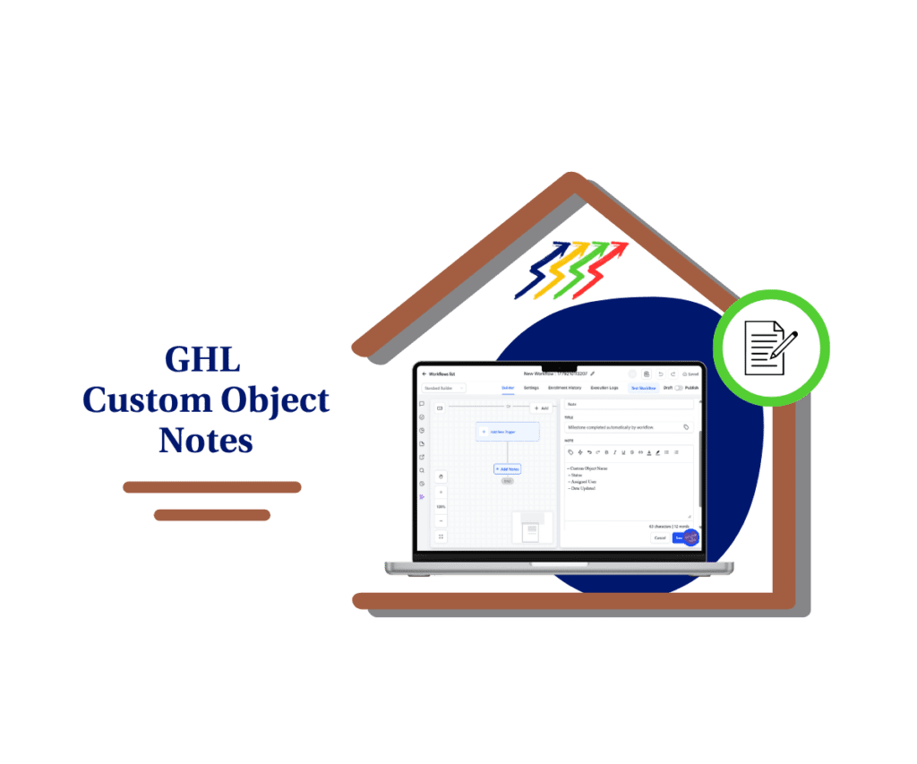 GHL Custom Object Notes in Workflows