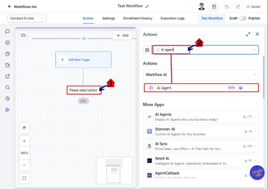 ghl-dynamic-custom-values-01 GHL Dynamic Custom Values – Add the AI Agent Action