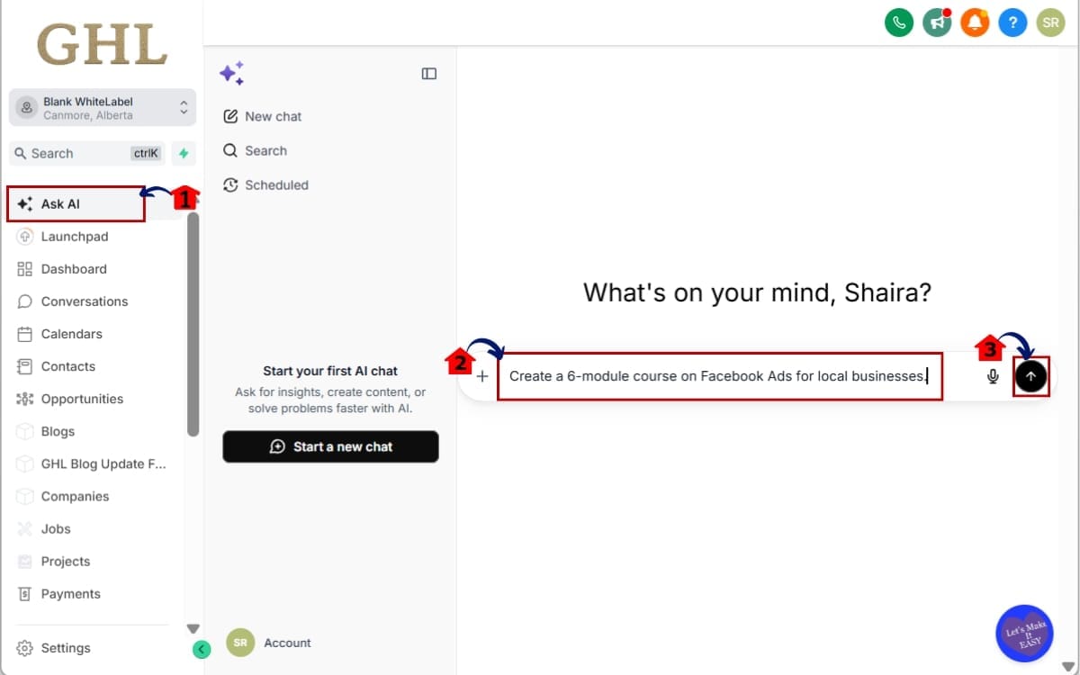 How to Use AI Course Builder in GHL