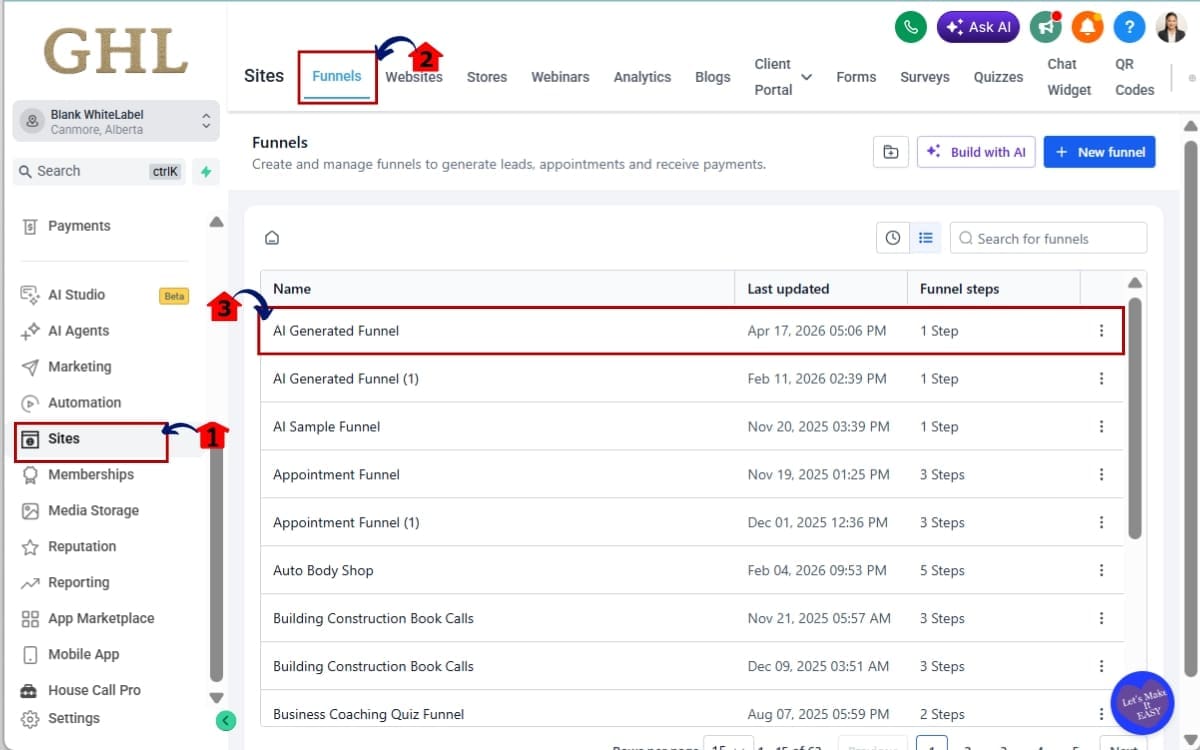 How to Generate a Funnel QR Code in GHL Step-by-Step