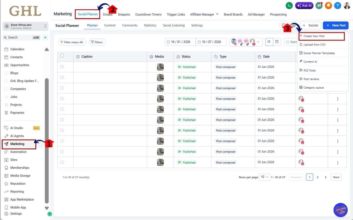 How to Use LinkedIn Poll Scheduling in GHL