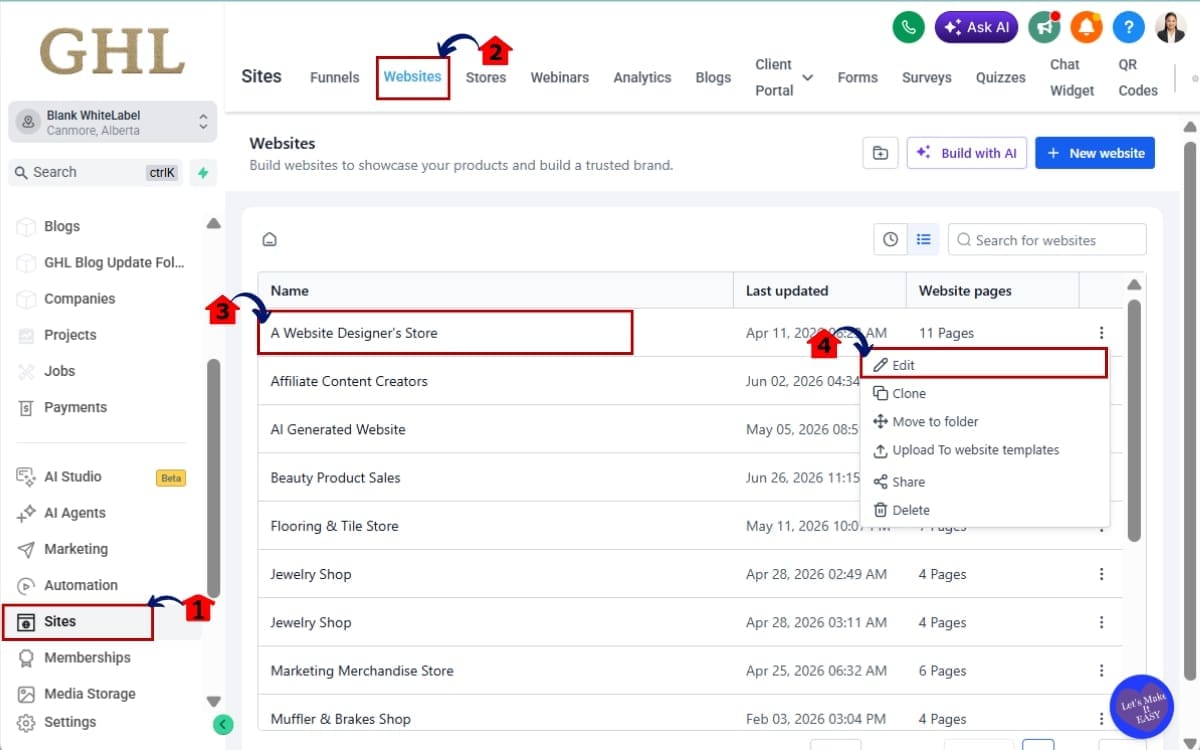 How to Set Up Website Purchase Buttons in GHL