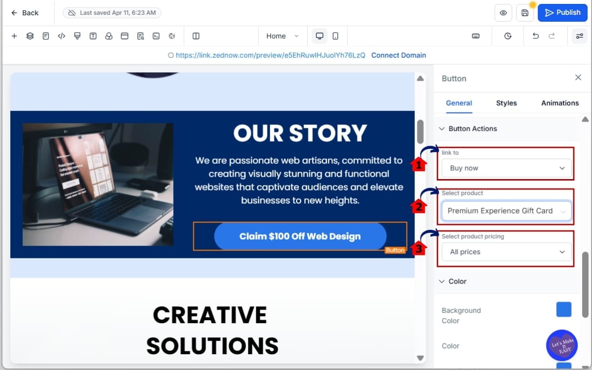 GoHighLevel Website Purchase Buttons
 - Configure a Buy Now Button