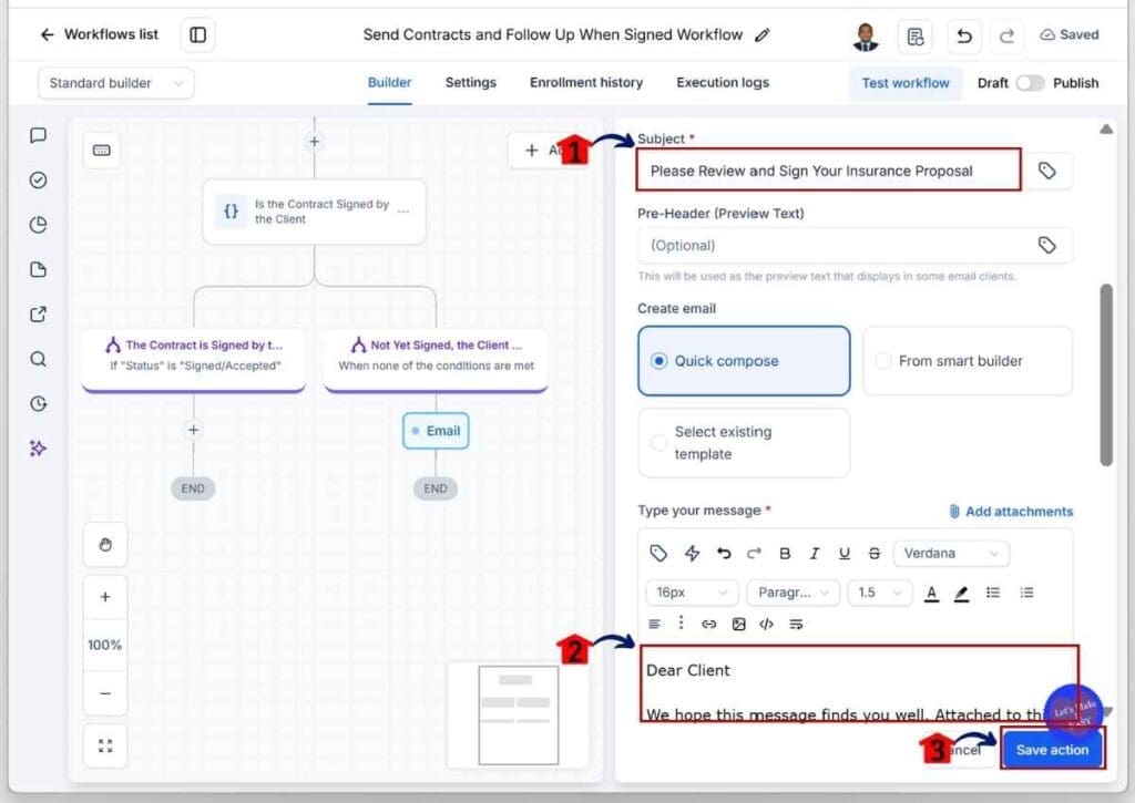 ghl-client-contract-automation-send-document-message GHL Client Contract Automation - Write the Contract Email