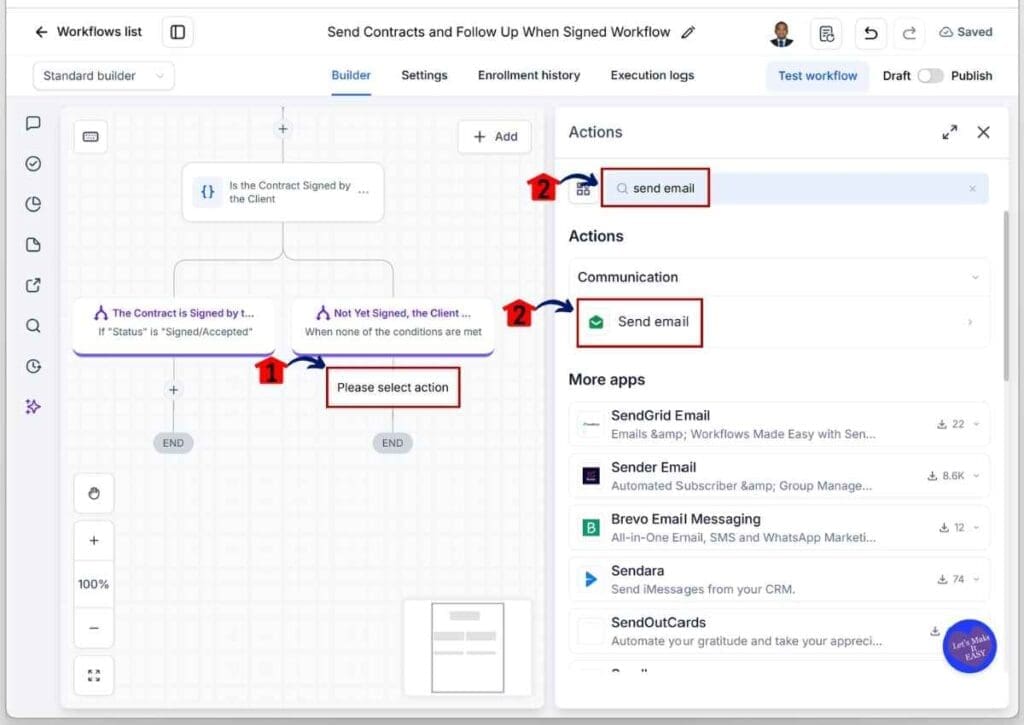 ghl-client-contract-automation-send-email-document GoHighLevel Client Contract Automation - Add Email to the Unsigned Bra