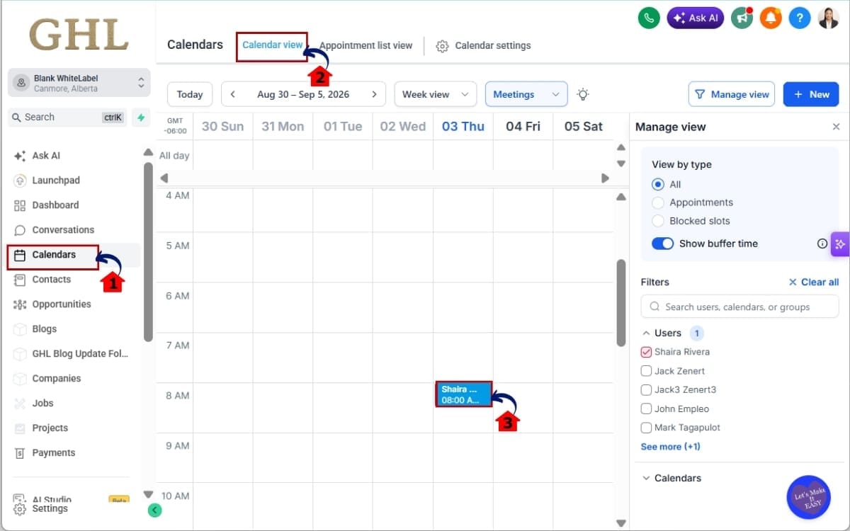 How to Use the Appointment Reschedule Link in GHL