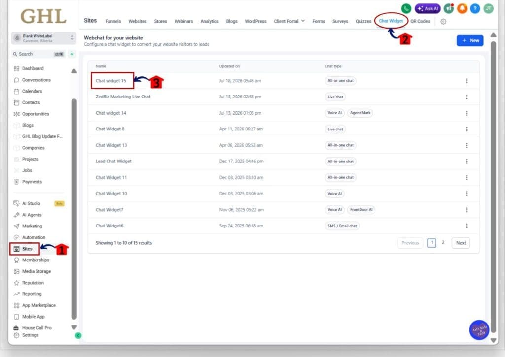 chat-widget-placement-step01 how to use ghl chat widget placement