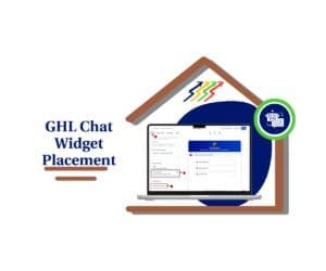 ghl chat widget placement