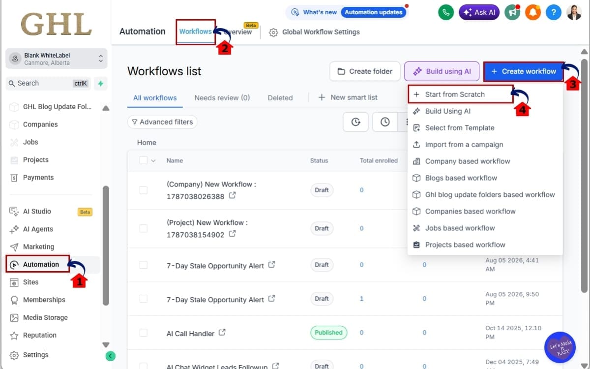 How to Use RCS Workflow Messaging in GHL
