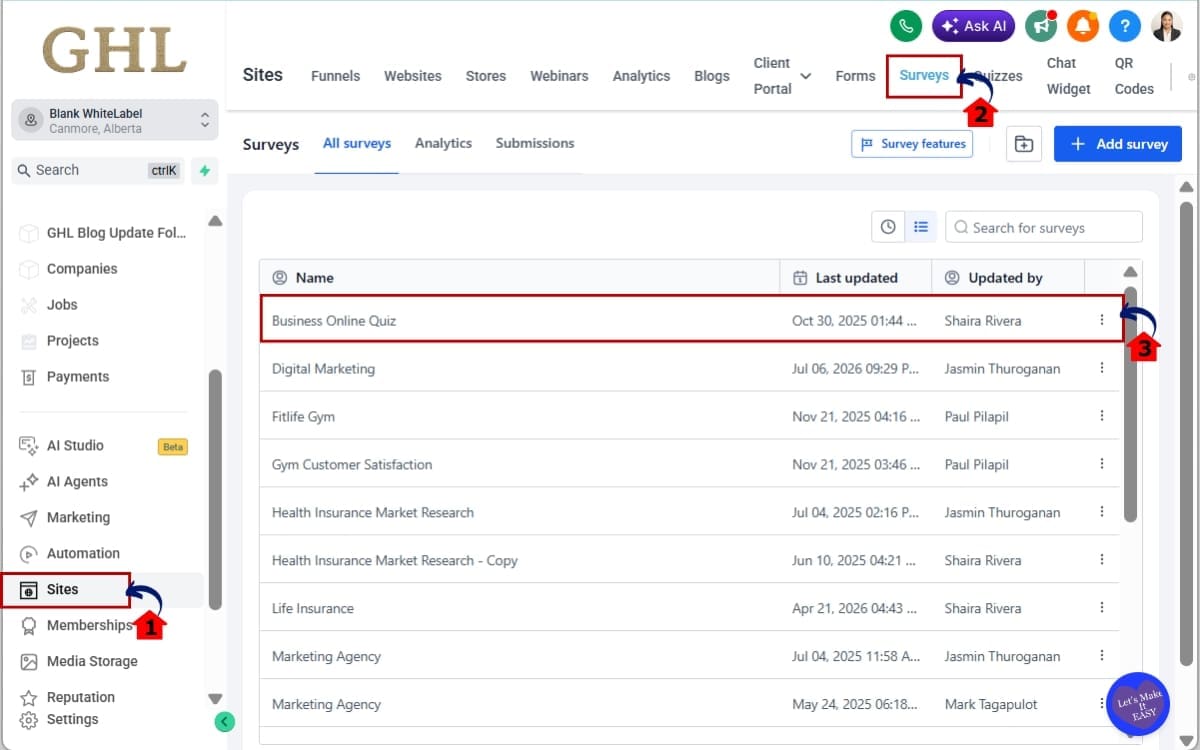 How to Enable PDF Submission Documents in GHL