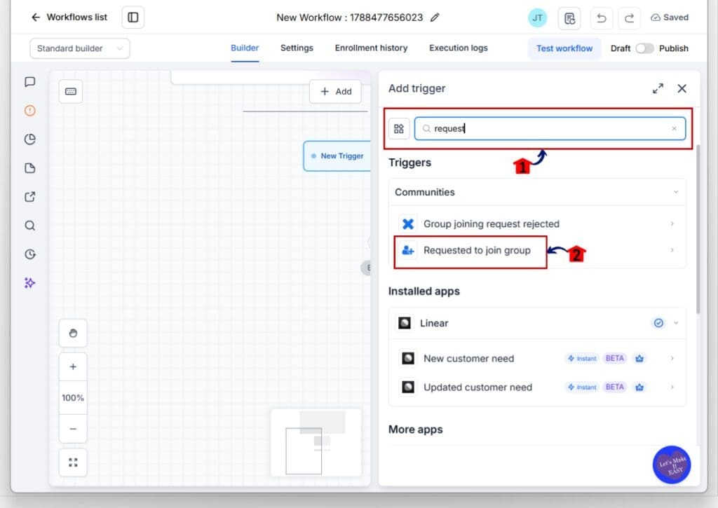 community-join-requests-step03 gohighlevel community join requests - select